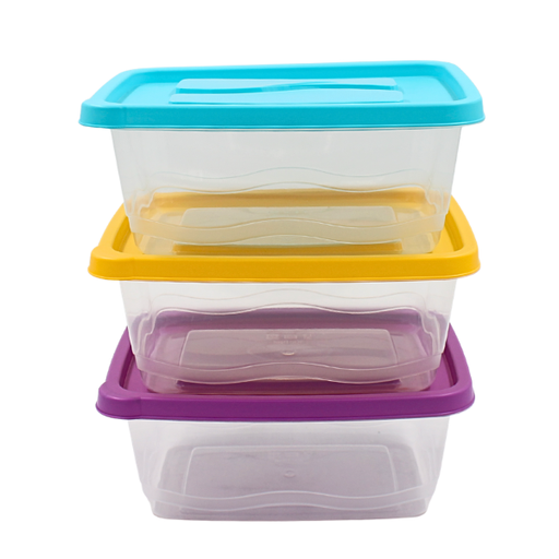 [9990241] Juego de 3 contenedores de plástico 2L varios colores 200-8036-RBW Home Sweet Home (36)