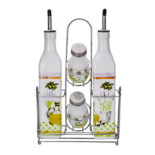 [9990244] Juego de dispensadores de aceite y vinagre 5 piezas de vidrio MOD. ATA0925 Home Addict (8)