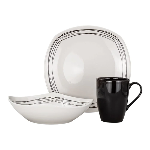 [9990321] Vajilla de cerámica 9 piezas Deka Corona MOD.  VL133B030109 (2)