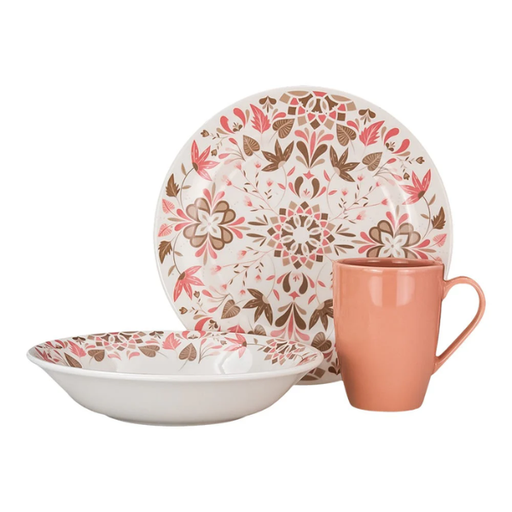 [9990323] Vajilla de cerámica 9 piezas Constanza Corona MOD.  VL131G030109 (2)