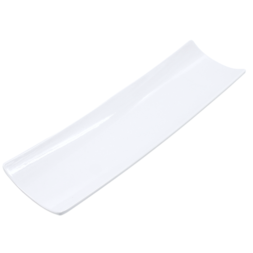 [1162551] Bandeja Canoa 44 cm melamina blanca brillante