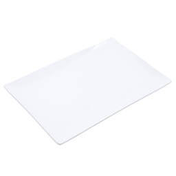 [1162554] Bandeja rectangular 28 x 19 cm melamina blanca brillante