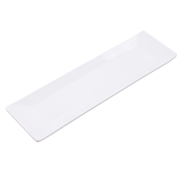 [1162552] Bandeja rectangular de 32 x 9 cm melamina blanca