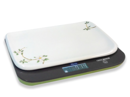 [1246118] Bascula Cocina Base Porcelana Verde Mod Ek9510 74(BAJA)