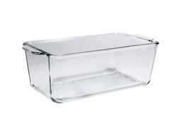 [1453369] Bandeja de vidrio rectangular para hornear panque 2.L