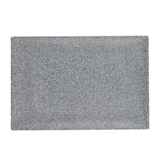 Bandeja rectangular 28 x19 cm melamina Gray Granite