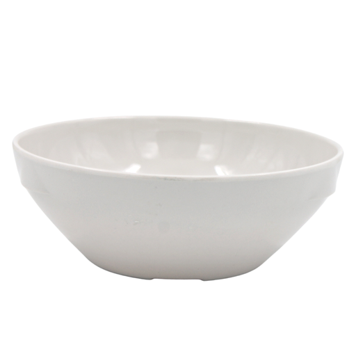 [1162679] Bowl Cónico 6.5 pulgadas Melamina blanca Domestica Tavola