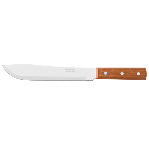 Cuchillo cocina cebollero 8 pulgadas Tramontina Dynamic mango madera natural