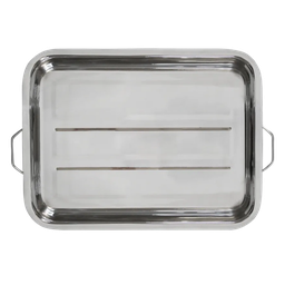 [1530128] Charola de acero inoxidable para Lasagna 40 cm