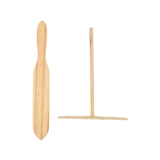 [249523] Espátula crepera de madera&