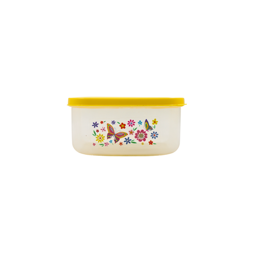 [1466117] Contenedor hermético cuadrado chico 500 ml de plástico
