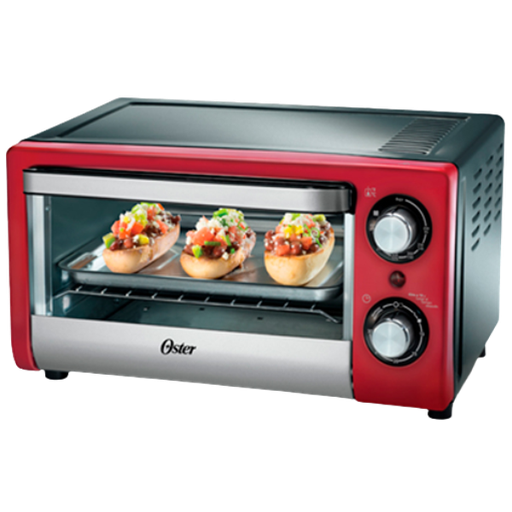 [1486173] Horno tostador Oster 10 litros rojo