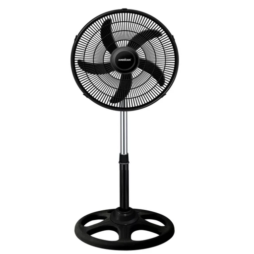 [676082] Ventilador de pedestal 18" American 5 aspas Negro