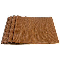 [5871975] Juego de 4 manteles de bambú 30x45 cm