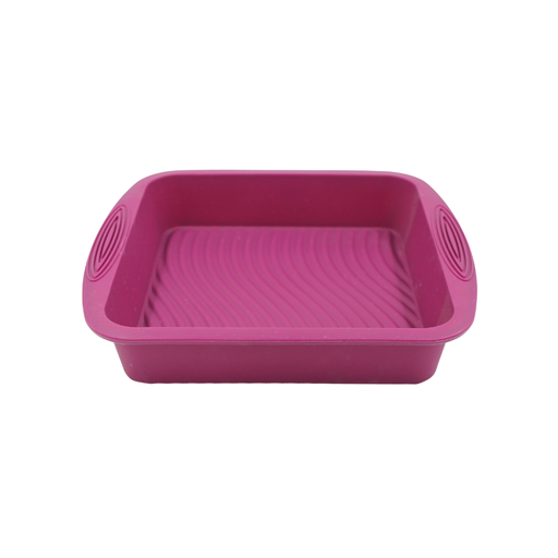 [1426167] Molde cuadrado de silicón 21 cm morado Press