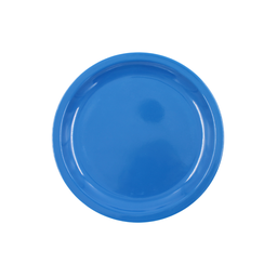 [1284209] Plato extendido 8 pulgadas (20 cm) melamina azul