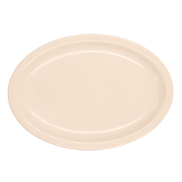 [1162502] Plato ovalado 11.5 pulgadas melamina beige Tavola