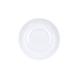 [1162517] Plato para taza 5.5 pulgadas 14 cm melamina blanca brillante