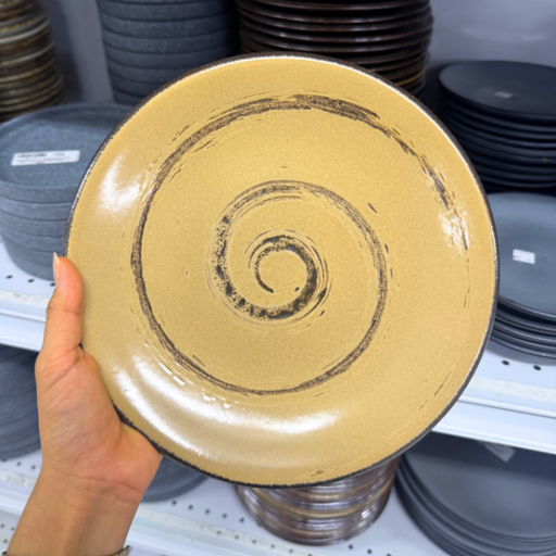 [191555] Plato Trinche 23 cm Chena La Tierra (BAJA)