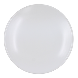 [191035] Plato trinche 27 cm sin relieve blanco mate Chena Anfora Especial