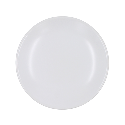 [191014] Plato trinche 23 cm sin relieve blanco mate Chena Anfora (Especial)