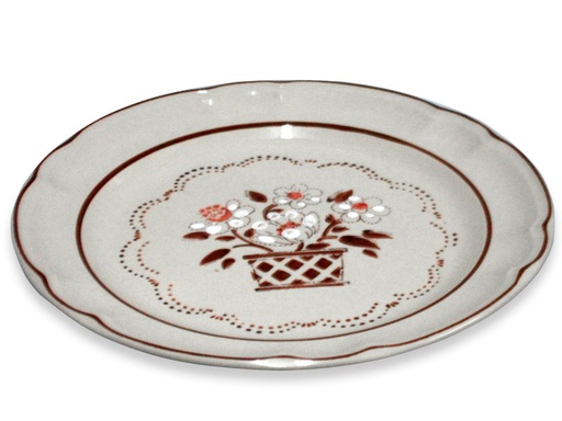 [368210] Plato trinche 26 cm Flor de Otoño Santa Anita