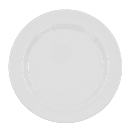 [1162524] Plato Trinche Horeca 10.5 pulg. melamina blanca