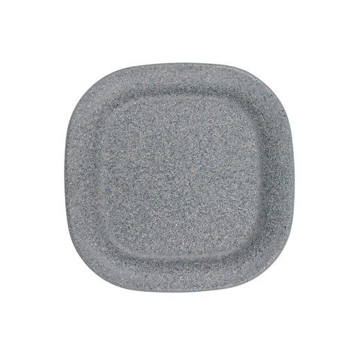 [1162694] Plato cuadrado 20 cm melamina Gray Granite Tavola