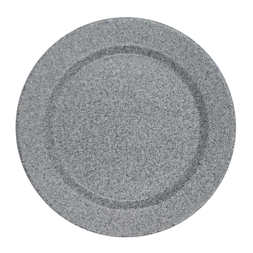 [1162701] Plato trinche 10.5 pulgadas melamina Gray Granite Horeca Tavola